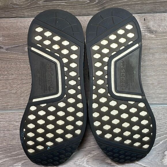 Adidas NMD R1 Primeknit Mens Size 5/Women’s Sz 6 Stealth Pack Noble Green Shoes - Picture 7 of 14